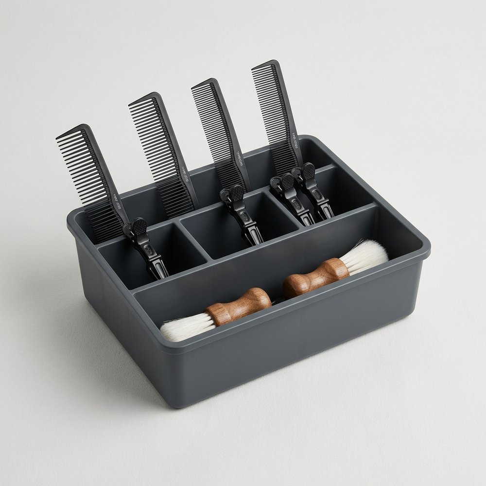 Station comb caddy tray